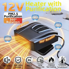 1200W Heater 2 in 1 Heating  Cooling Fan Defroster Demister for Car Truck 12V