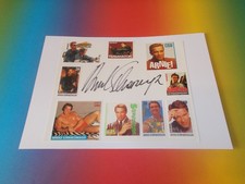 Arnold Schwarzenegger  signed signiert  Autogramm Briefkarte + Bild in person