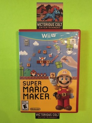 Super Mario Maker Bundle (Wii U, 2015) No Manual! Box & Game Cd Only!