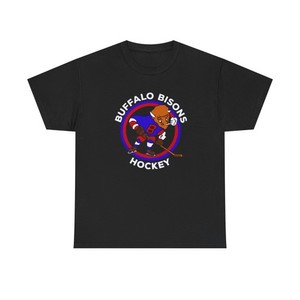 Buffalo Bisons AHL Hockey Skating Buffalo Logo Printed Collectible T-Shirt