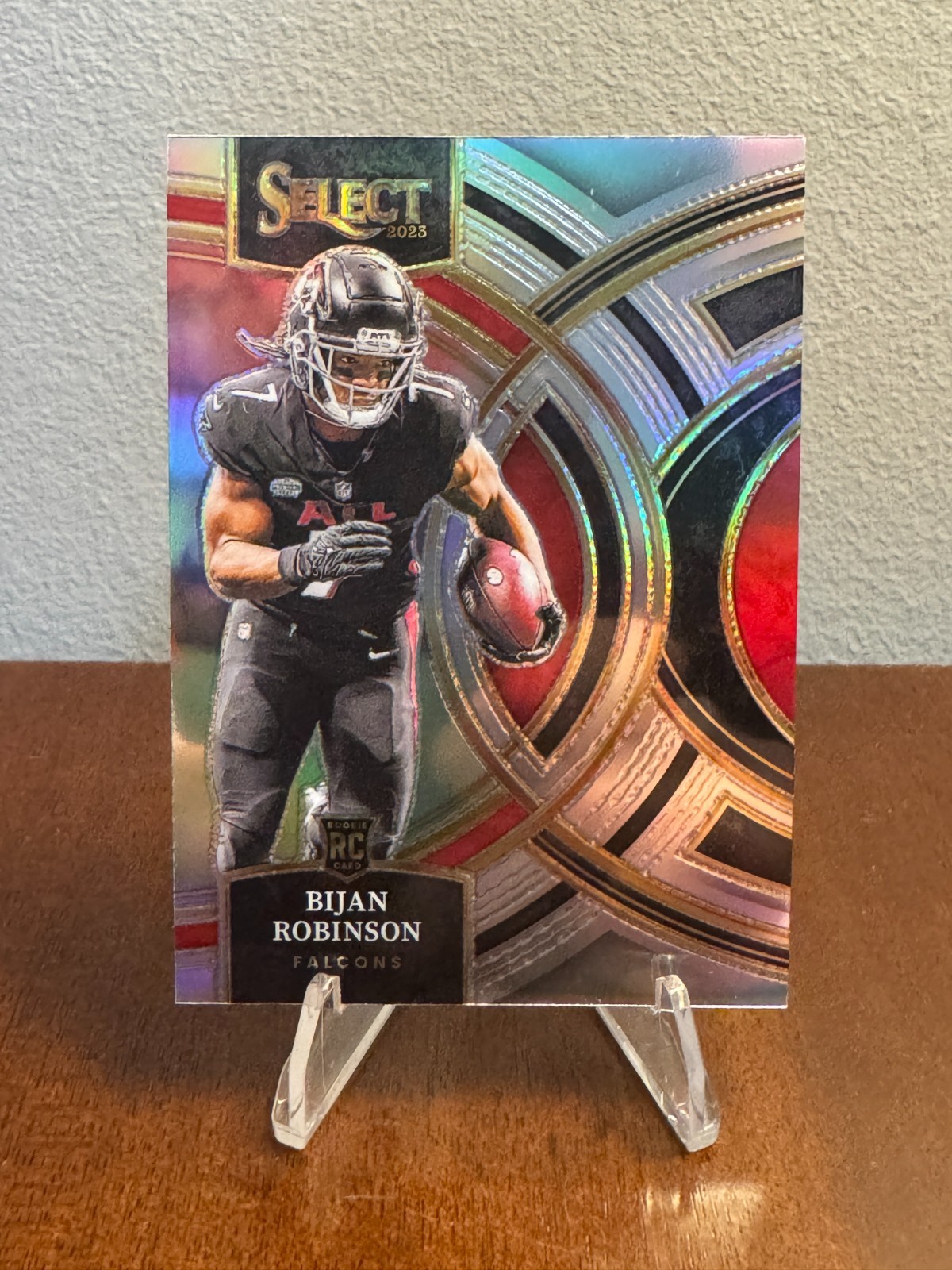 2023 Panini Select - Premier Level Bijan Robinson #180 Silver Prizm (RC)