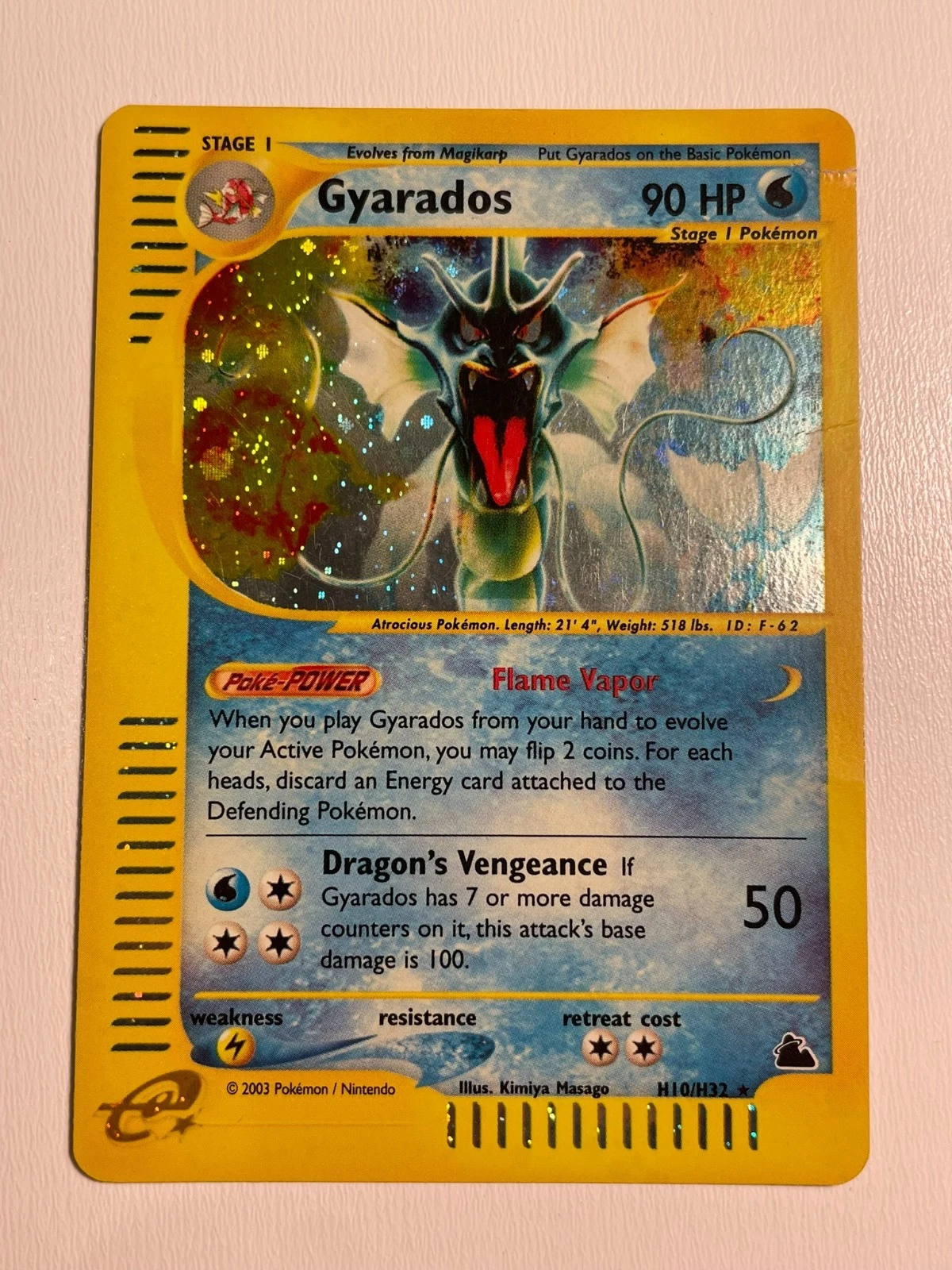 Gyarados - Skyridge #H10 Price & Value ($1249.94) | PokeScope