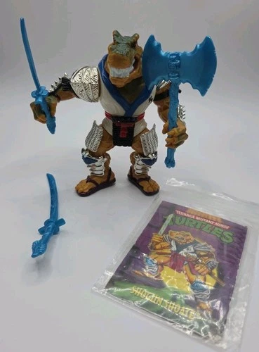 RARE Vintage TMNT 1994 Shogun Shoate COMPLETE Action Figure Ninja Turtles W/card