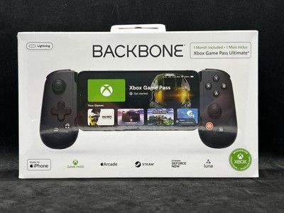 Backbone One  Lightning Mobile Gaming Controller for iPhone XBOX  Black SEALED 