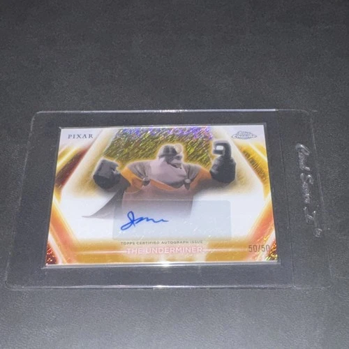 2026 Topps Disney Neon Chrome Neon Etch Autograph The Underminer Numbered 50/50