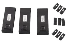 3pcs RC Aircraft Lithium Battery Kit, RC Drone Lithium Battery for E88 2600mah