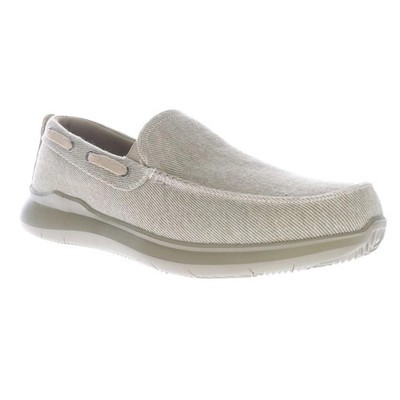 Propet Viasol Men Wide Slip On Deck Shoes Tan 10W E New Box