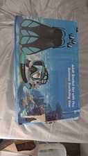Ubekezele Adult Snorkel Set with Fins, Mask, Dry Snorkel, and Mesh Gear Bag
