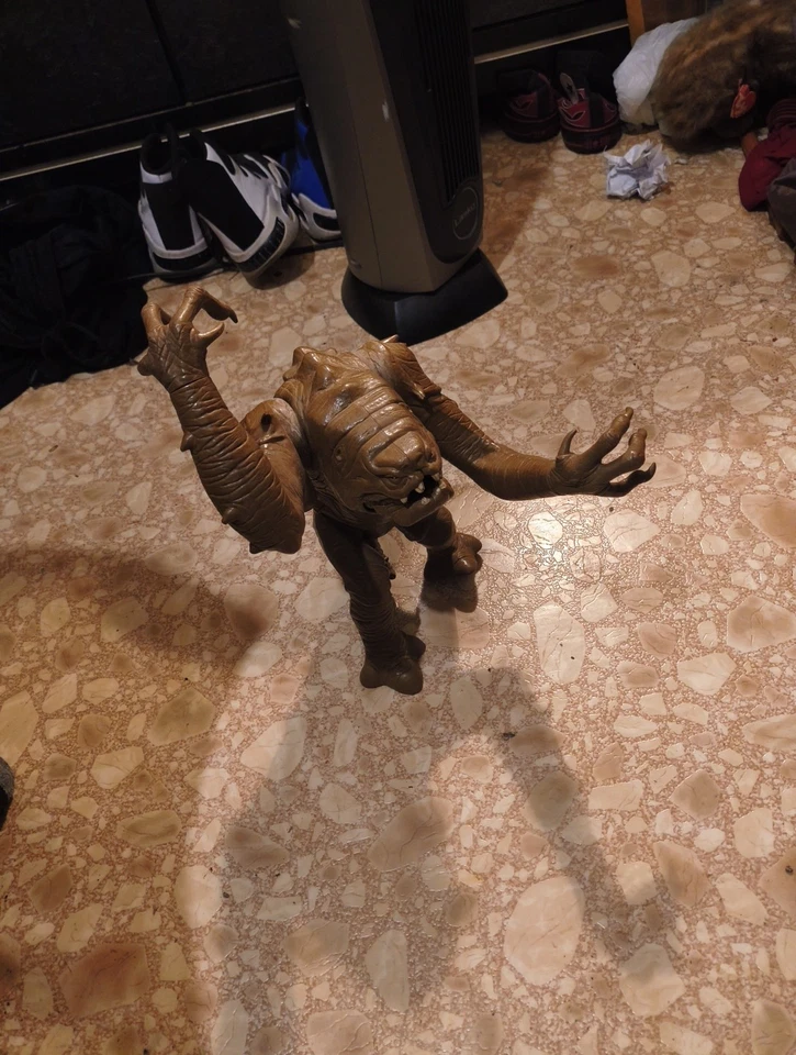 VINTAGE Star Wars ORIGINAL RANCOR MONSTER Excelente Estado Boca Funciona Video Foto 2 de 4