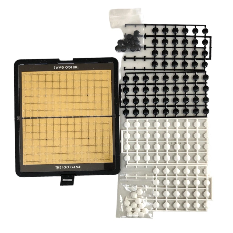 Japanese Igo Go Game Set Board Hanayama 2013 Portable Serie Folding Goban Japan - Image 2 of 4