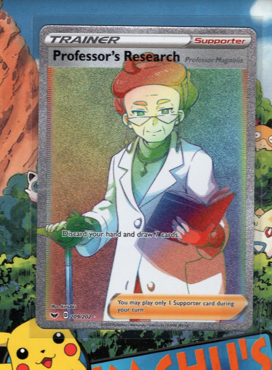 Pokemon TCG Professor's Research 209/202 - Rainbow Sword & Shield