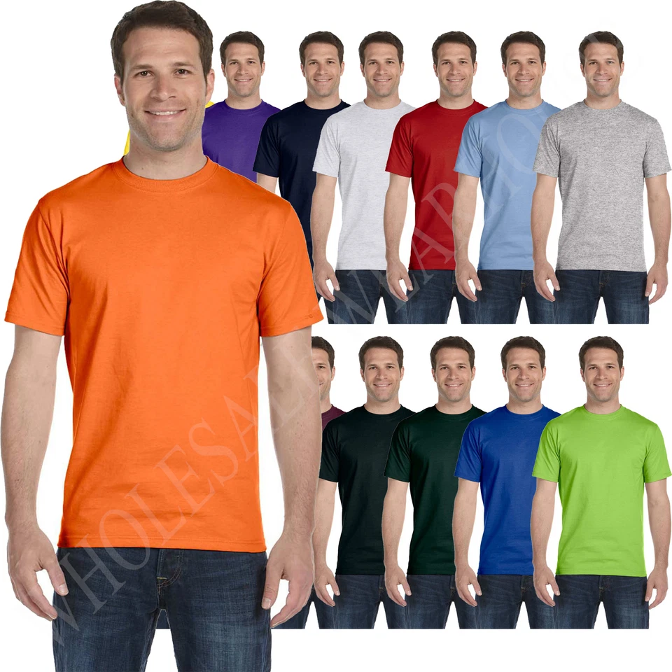 Hanes Mens 100% Cotton Authentic-T T-Shirt S-3XL 5250T