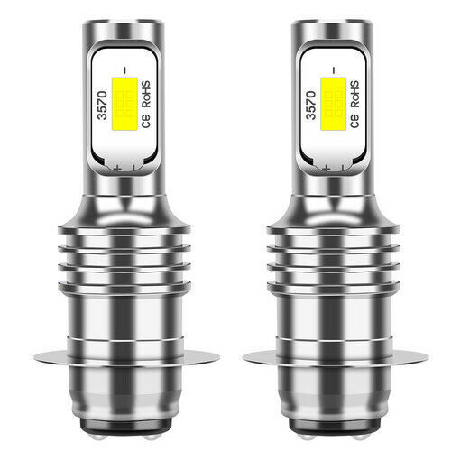 2 SUPER Bright LED Headlight Bulbs for Yamaha Tri Moto 125: 1980-1985; A-3603BP - Bild 8 von 11