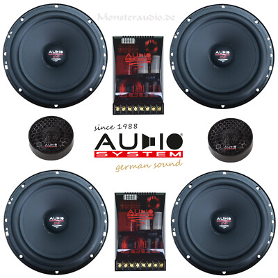 Audio System HX 165 SQ-4 EVO3 high end Doppel-Lautsprecher Set 280 Watt 165mm