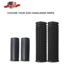  2.87  /.83   2 PC Short Closed Ended Anti-Slip Mini Black Rubber Handlebar Grip