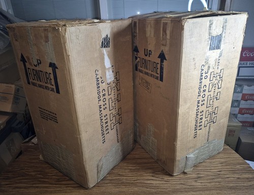 VINTAGE PAIR KLH MODEL 6 SPEAKERS - WALNUT VENEER IN FACTORY BOXES – READ BELOW - Picture 11 of 18