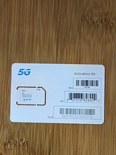 NEW AT T 3-in-1 Prepaid/Postpaid 4G LTE 5G SIM Card 6533C