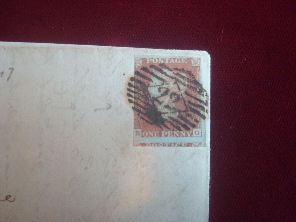 EPHEMERA ENVELOPE 1847 VICTORIAN POSTAL HISTORY PENNY RED STAMP eBay