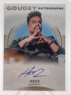 2022 Upper Deck Goodwin Champions - Hecz Goudey Autograph GA-HE CEO Optic Gaming