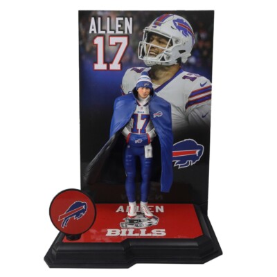 Josh Allen (Buffalo Bills) NFL 7'' Posed Figure McFarlane Statue-Sealed New!