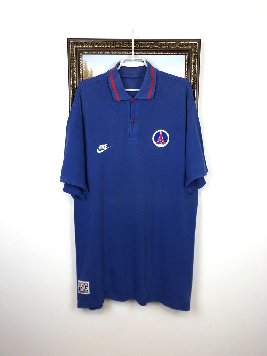 Nike PSG パリ　ユニフォーム　サッカー　vintage シャツ　90s Vintage 90's Nike Paris Saint-Germain PSG Football Shirt Soccer