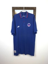Vintage 90's Nike Paris Saint-Germain PSG Football Shirt Soccer Train Jersey 2XL
