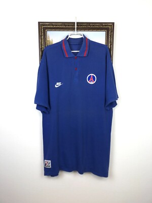 Vintage 90's Nike Paris Saint-Germain PSG Football Shirt Soccer