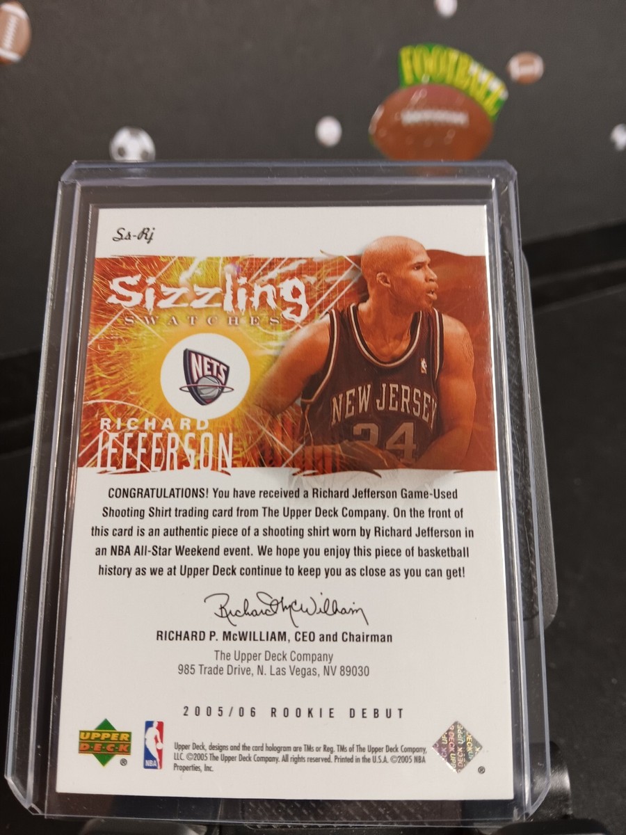 2005-06 Upper Deck Rookie Debut Sizzling Swatches Richard