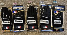Franklin Digital Pro Tri Curve Batters Glove Adult New Vintage Right Hand Black