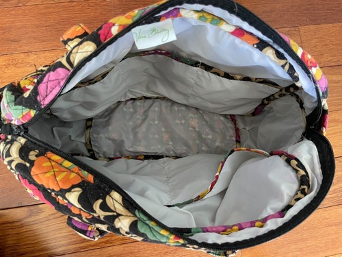 Vera Bradley Diaper Bag Tote "Suzani" Lined Overnight Floral Weekender Bag - Picture 4 of 5