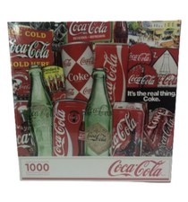 Springbok Coca Cola Then And Now Jigsaw Puzzle 1000 Pieces 33-10919 Made In USA