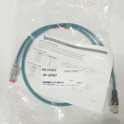 Keyence Ethernet Kabel (M12 4-polig / RJ45) für Keyence's IV2 Serie - 1m