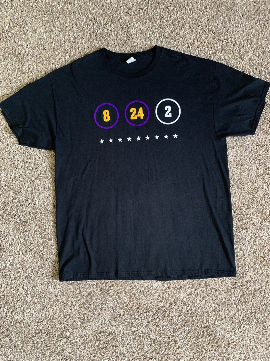 Kobe Gigi Giannia Bryant Memorial Shirt XL 2 8 Warriors Lakers 100 Authentic