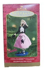 Hallmark 2001 - 1950s Barbie - Poodle Skirt Mattel - Keepsake Ornament MIB