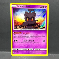 2017 POKEMON SHINING LEGENDS MARSHADOW 45/73 HOLO (RARE)