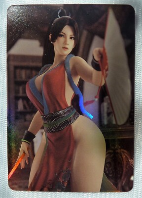 KARTE SEXY GIRL WAIFU BEAUTY MANGA MINT HOLO the king of fighters mai shiranui