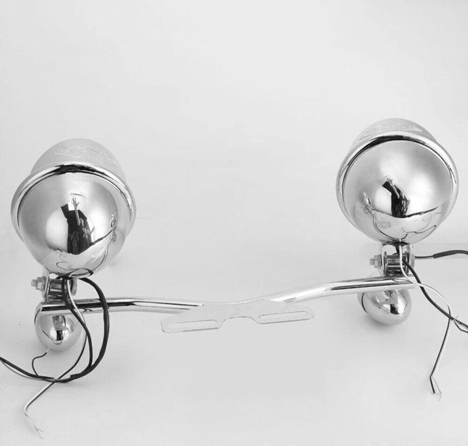 Driving Passing Fog W Turn Signal Lights Bar For Yamaha V Star 650 950 1100 1300 Foto 4 de 4