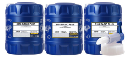 60 L  75W90 MANNOL BASIC PLUS GETRIEBEÖL API GL4+ VOLLSYNTHETISCH 75W-90 + Hahn