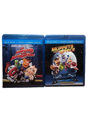 The Muppet s Take Manhattan & Muppets From Space Blu-Ray + DVD Combo Packs