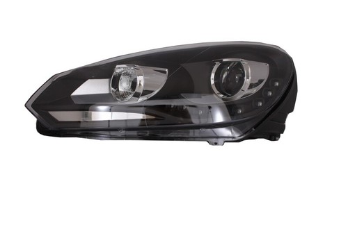 Phares LED DRL pour VW Golf 6 VI 10.2008-2012 Feux de jour Noire - Imagen 4 de 12
