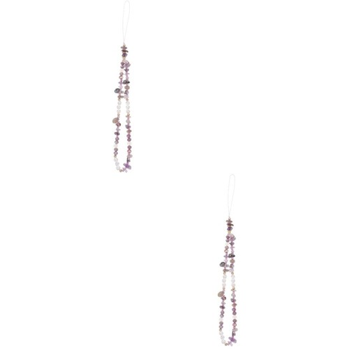 2 Count Mobile Phone Chain Pendant Charms Strap Aesthetic Holder Lanyard - Zdjęcie 7 z 12