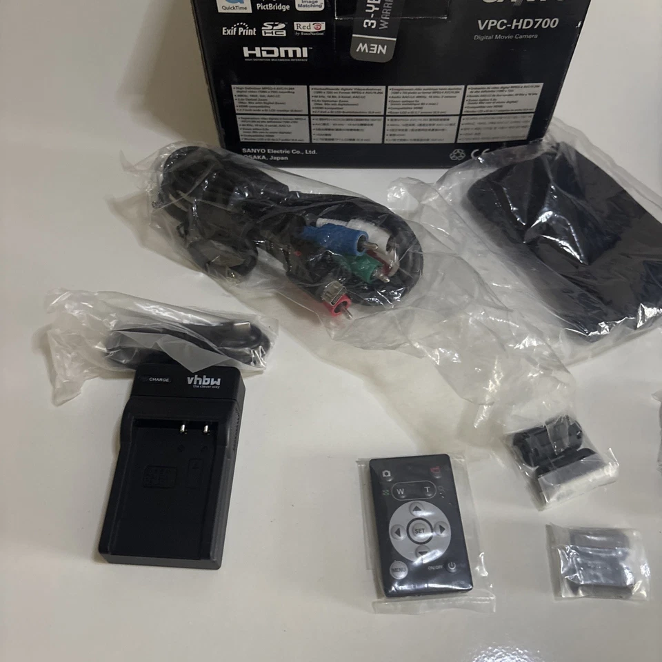 Sanyo Xacti VPC-HD700 – Digitale HD Movie Kamera – mit OVP - Bild 3 von 4