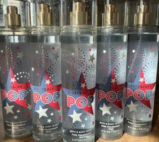 5 (FIVE) FIRECRACKER POP 8oz Fine Fragrance MIST Bath & and Body Works
