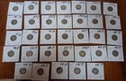 Lot of 33 - Mercury Dimes 1917-1945 90% Silver Circulated