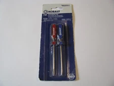 Kobalt #0525811 2pc Screwdriver Set Includes x 2"in Slotted 1/8"in & Philips #0
