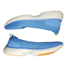 Vionic Kallie Casual Sneakers Womens US Size 8 Blue White Mesh Comfort Slip On
