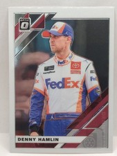 DENNY HAMLIN 2020 Donruss Racing Optic Base NASCAR Racing Card Driver