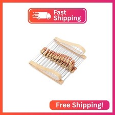 Innfeeltech 50 Pcs 1W 5% Tolerance 2.2K Ohm Carbon Film Resistor Resistance for