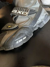 AXO Bike Cycling Shoes Size 9 Mens Black/Gray High Top Strap Closure