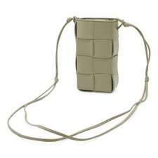 BOTTEGA VENETA Cassette Maxi Intrecciato Shoulder Light Khaki 730541 Beauty Auth